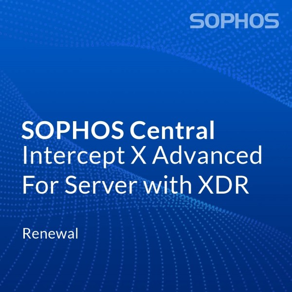 SOPHOS Central Intercept X Advanced for Server with XDR - Renewal