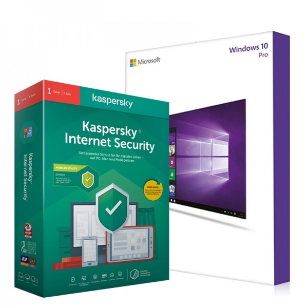 Windows 10 Pro + Kaspersky Internet Security 2020