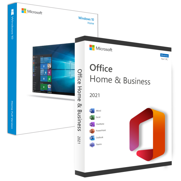 Windows 10 Home + Office 2021 Home & Business