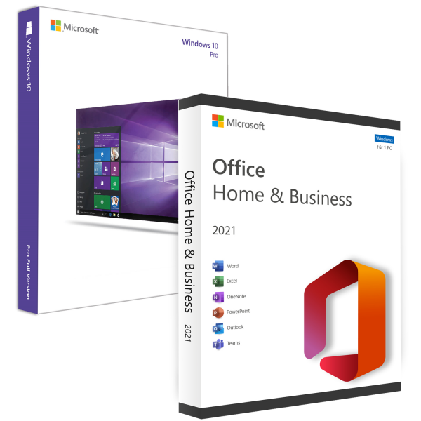 Windows 10 Pro + Office 2021 Home & Business